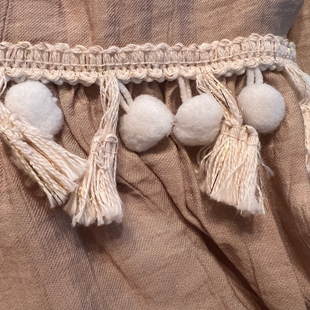 Boho Crochet Tassel Maxi Skirt Festival Western Cottagecore NWT - Picture 4 of 7